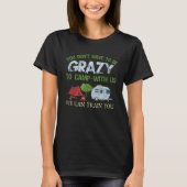 Camping  Crazy Camping Joke T-shirt (Voorkant)