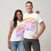  Camping Crew 2025 liefhebber camping leuke humor T-shirt (Unisex)