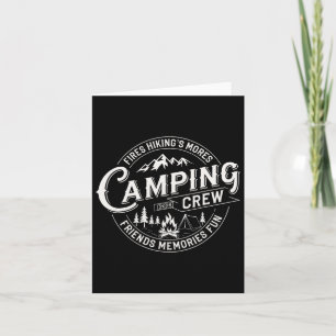 Camping Crew 2025 Matching voor Familie Camper Kin Kaart