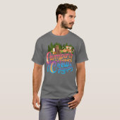 camping crew beer voor lyn retro t-shirt (Voorkant volledig)
