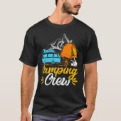 Camping Crew Camper T-shirt (Voorkant)