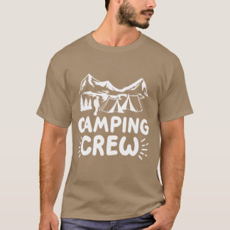 Camping Crew Camper vrienden T-shirt