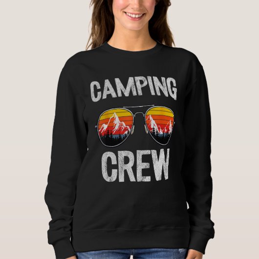 Camping Crew Cousin Camp Matching Family Vacation  Trui (Voorkant)
