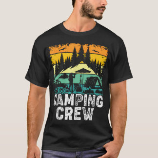 Camping Crew Familie Camping Matching T-shirt