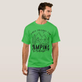 Camping Crew Fires Friends Fun Summer Camp T-shirt (Voorkant volledig)