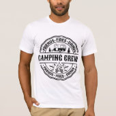 Camping Crew Friends Fires-Drinken | Mannen T-shir T-shirt (Voorkant)