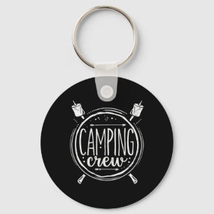 Camping Crew Groep Matching T-shirt Wandel Familie Sleutelhanger