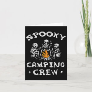 Camping Crew Halloween Camping Skeleton Camping Kaart
