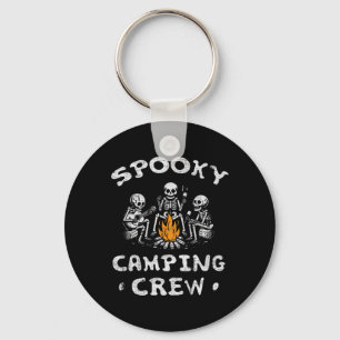 Camping Crew Halloween Camping Skeleton Camping Sleutelhanger