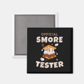 Camping Crew Officiële Smore Tester Marshmallows S Magneet (Voorkant / Achterkant)