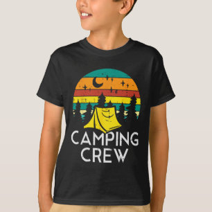 Camping Crew Schattige Camper Jongens Meisjes Kind T-shirt
