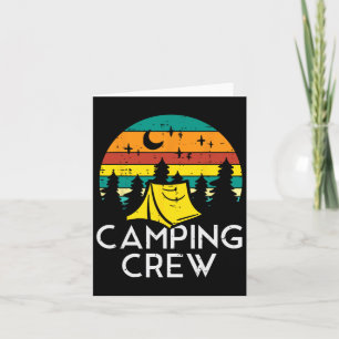 Camping Crew Schattigee Camper Boys Meisjes Kinder Kaart
