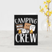 Camping Crew Smore Kampvuur Groep Team Kinderen Kaart (Gele Bloem)