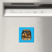 Camping Crew S'mores Kampeeruitstap Cadeau Magneet (Insitu (Vaatwasser))
