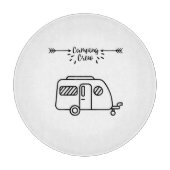 Camping crew snijplank (Voorkant)