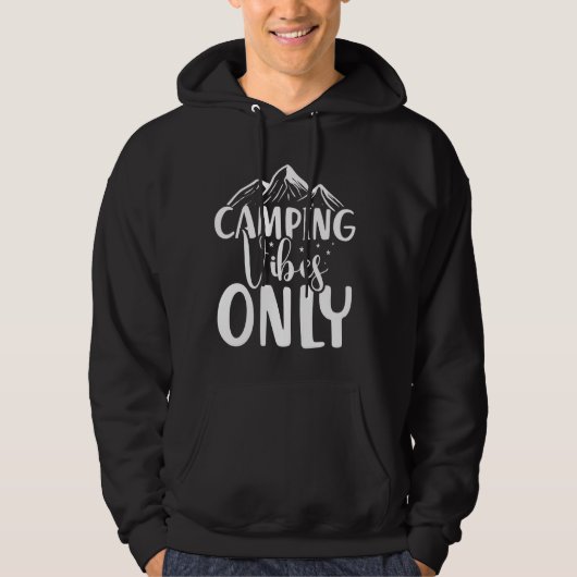 Camping Crew Summer Vibes Camper Hoodie (Voorkant)