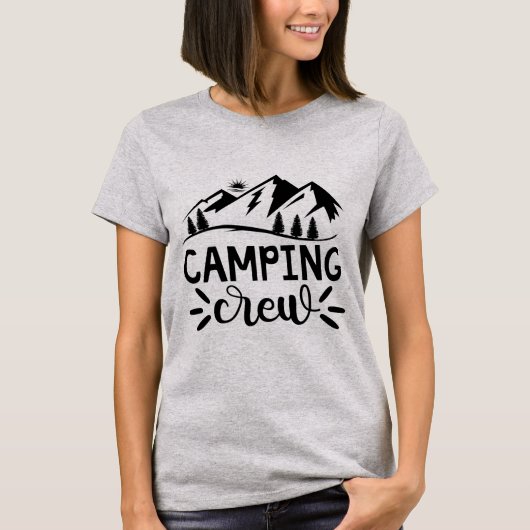 Camping Crew T-shirt (Voorkant)