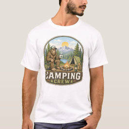 Camping Crew T-shirt - Bigfoot