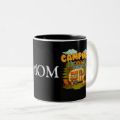 Camping Crew Tweekleurige Koffiemok (Voorkant rechts)