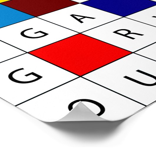 Camping Crossword Poster (Hoek)