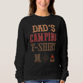 Camping Dad Father's Day Funny Hiking Adventure Fi Trui (Voorkant)
