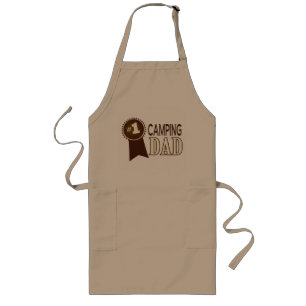 Camping Dad's Barbeque Vaderdag Apron Lang Schort