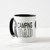 Camping Dad's Vaderdag Coffee of Tea Mok (Voorkant links)