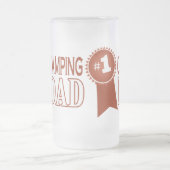 Camping Dad's Vaderdag Glass Beer Mok (Center)