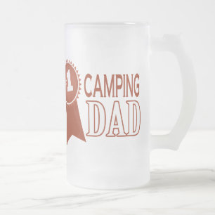 Camping Dad's Vaderdag Glass Beer Mok