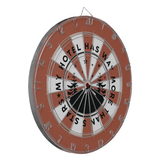 Camping Dartbord (Voorkant Links)