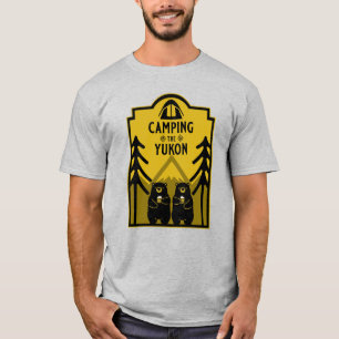 Camping de Yukon rivier Canada T-shirt