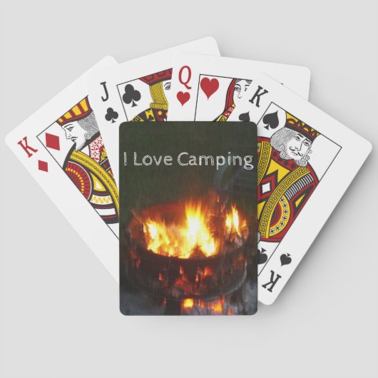 Camping Deck van speelkaarten (Achterkant)