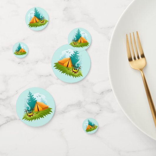 Camping Design Table Confetti (Groep)