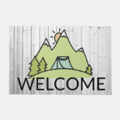 Camping Deurmat (Voorkant)