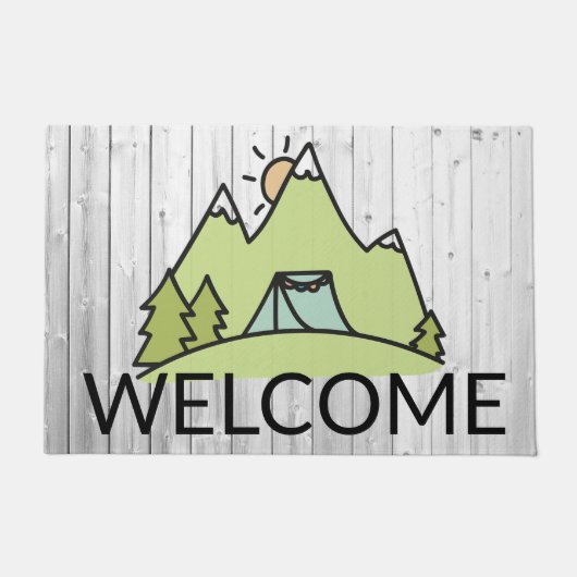 Camping Deurmat (Voorkant)