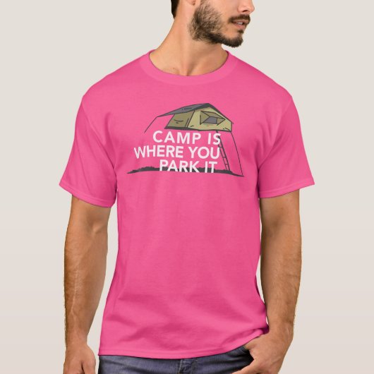 Camping Dispersed 4 Wheel-Drive T-shirt (Voorkant)