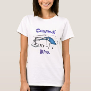 Camping Diva T-shirt