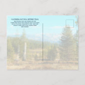 Camping Donner-Reed, Donner Lake, Californië Briefkaart (Achterkant)