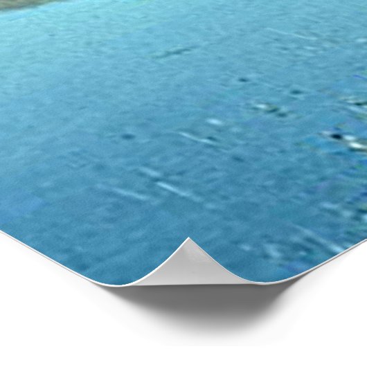 Camping door onbekend Poster van het meer (Hoek)