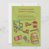 Camping Elements nodiging Kaart (Voorkant)