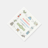 Camping Elke Leeftijd Verjaardagsfeest Servet (Hoek)