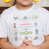 Camping Elke Leeftijd Verjaardagsfeest T-shirt