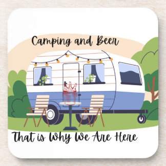 Camping en Bier Waarom We Hier Zijn op een Onderzetter