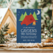 Camping en S'mores Verjaardag Uitnodigen Kaart