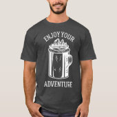 Camping Enjoy Your Adventure Coffee Mug Canoe fami T-shirt (Voorkant)