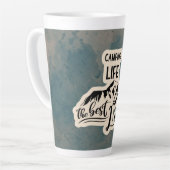 Camping Enthusiast Latte Mok (Linkerhoek)