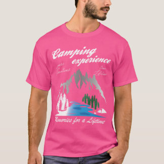 Camping Ervaring Camper Vintage familie T-shirt