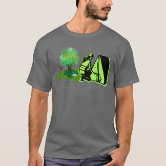 camping familie 2023 grappig t-shirt