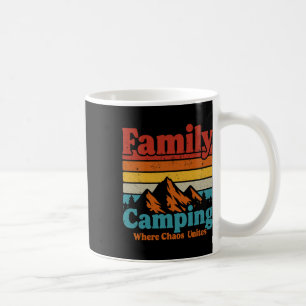 Camping Family Camping Chaos verenigt Happy Camper Koffiemok
