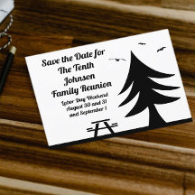 Camping Family Reunion Pine Tree Picnic Graphic